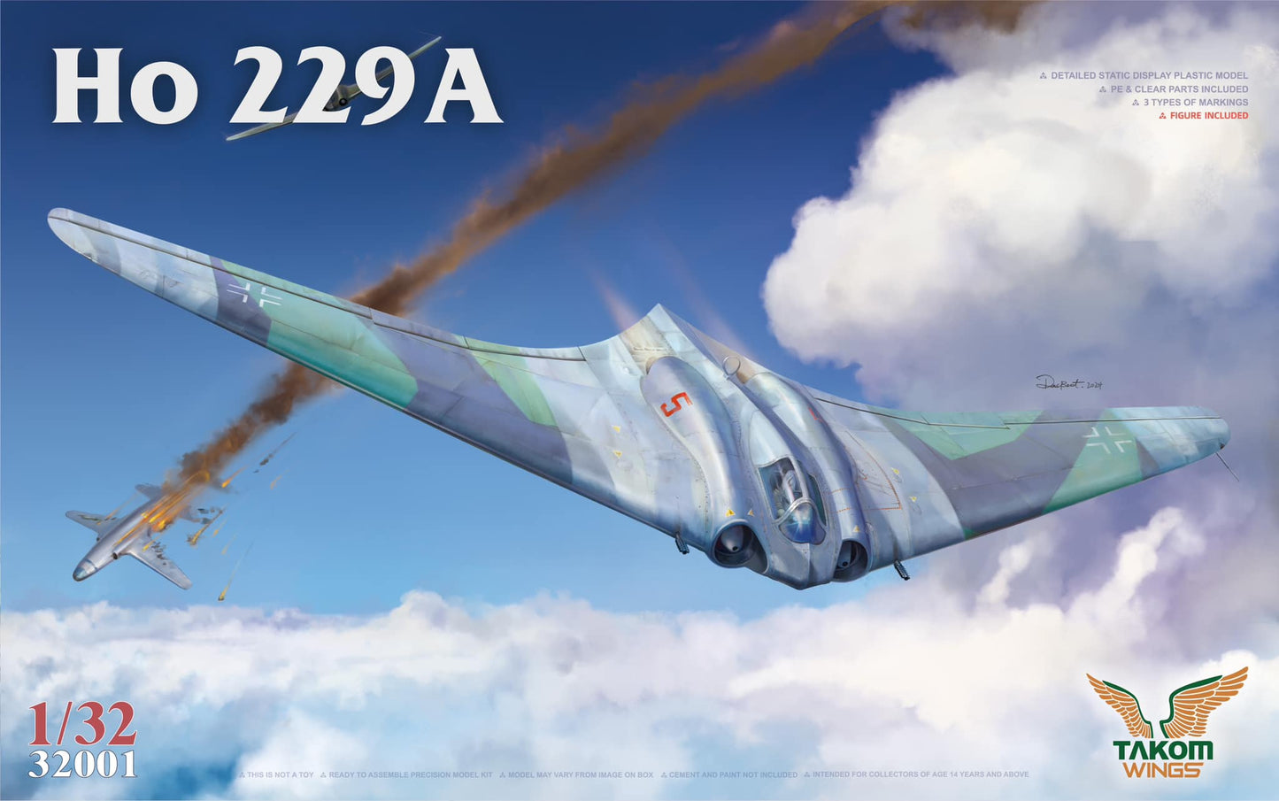 Takom Wings 32001 1/32 HO229A Horton Flying Wing