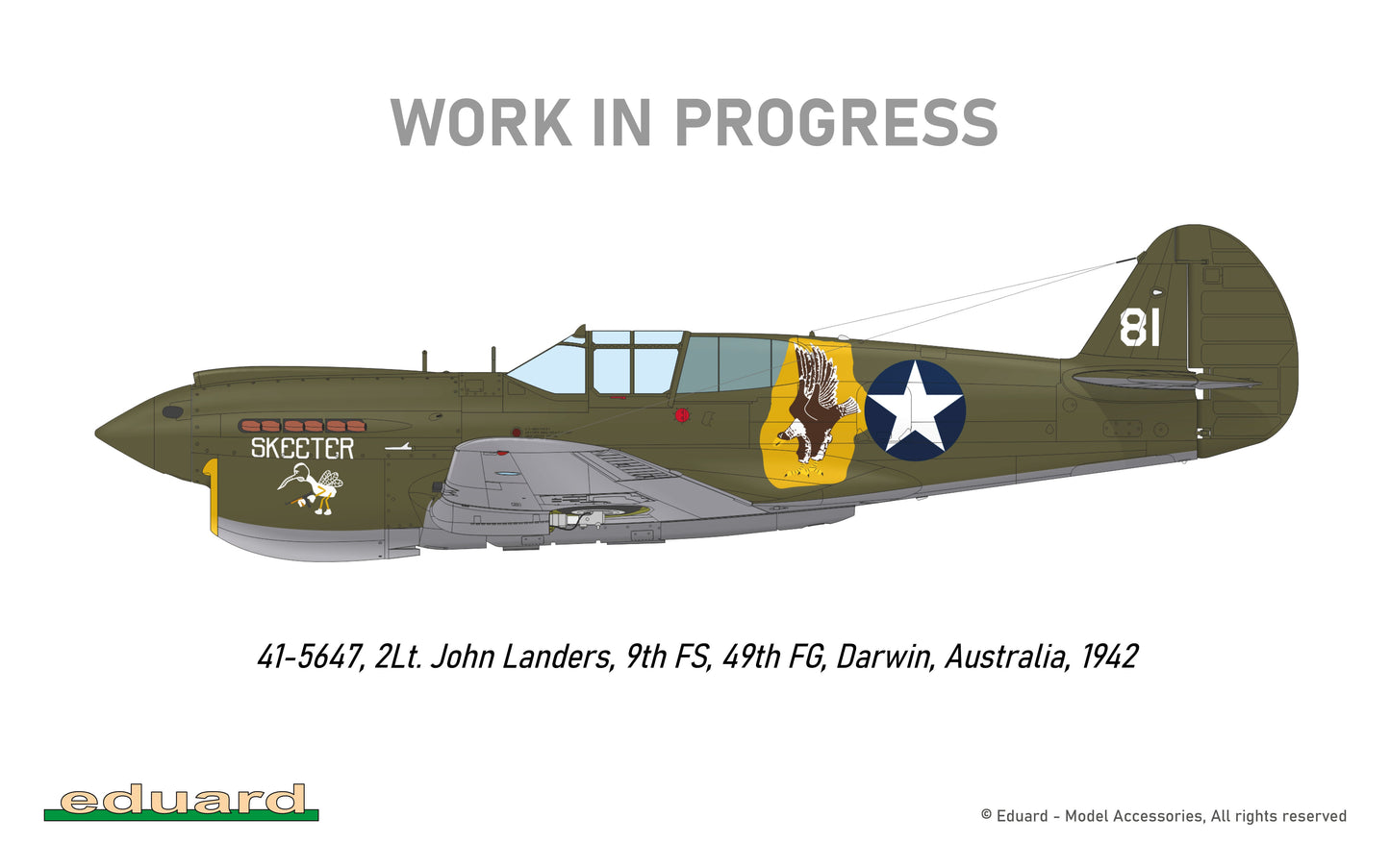 Eduard R0023 1/48 Royal Class P-40E Warhawk