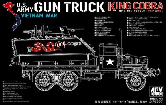AFV Club 35323 1/35 US Army Vietnam War Gun Truck King Cobra