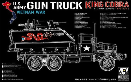 AFV Club 35323 1/35 US Army Vietnam War Gun Truck King Cobra