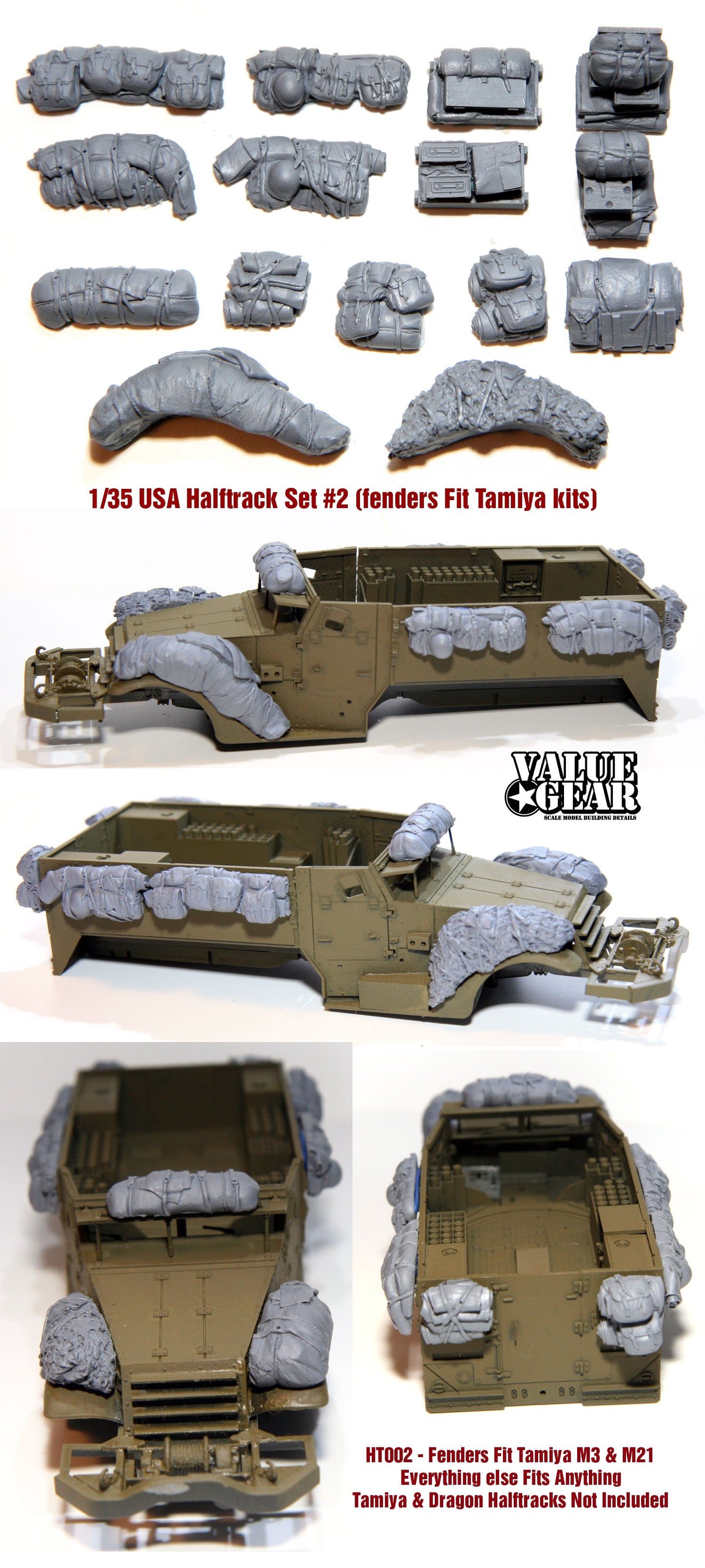 Value Gear HT002 1/35 Halftrack Pack & Fender Set #2