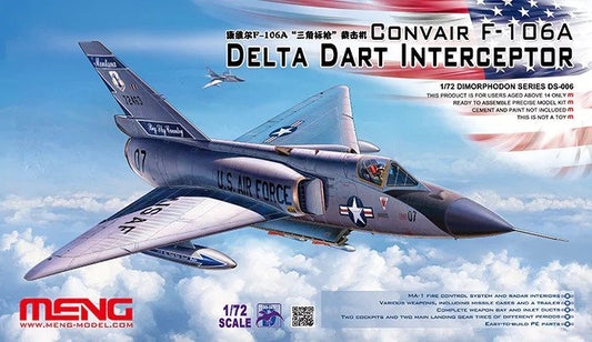 Meng DS006 1/72 Convair F-106A Delta Dart Interceptor
