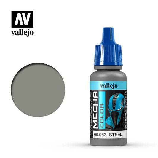 Vallejo 69.063 Mecha Color Steel 17ml