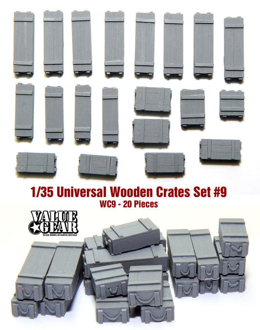 Value Gear WC 9 1/35 Universal Wooden Crates Set #9