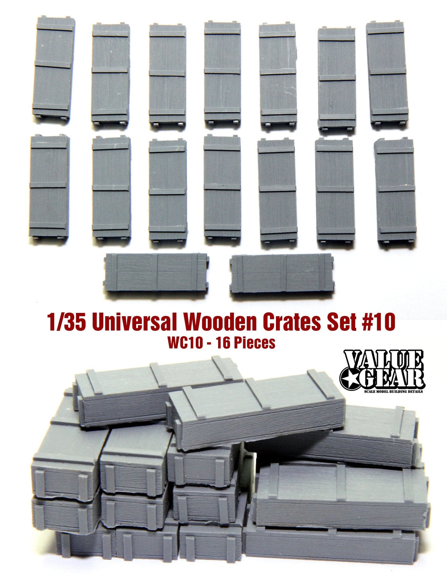 Value Gear WC 10 1/35 Universal Wooden Crates Set #10
